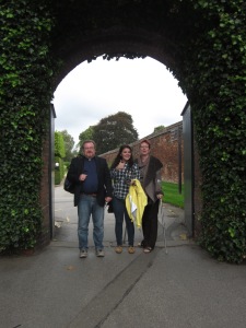 Ray, Sue, and I at Hampton Court!